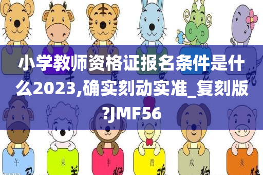 小学教师资格证报名条件是什么2023,确实刻动实准_复刻版?JMF56