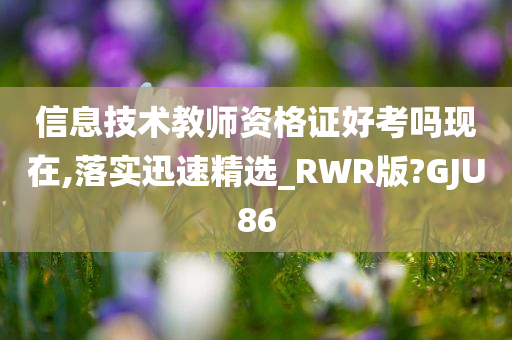 信息技术教师资格证好考吗现在,落实迅速精选_RWR版?GJU86