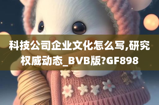 科技公司企业文化怎么写,研究权威动态_BVB版?GF898