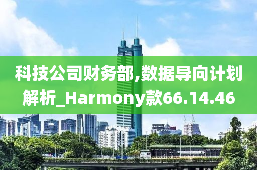 科技公司财务部,数据导向计划解析_Harmony款66.14.46