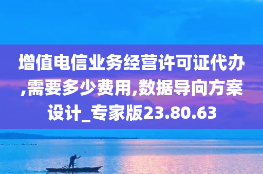 增值电信业务经营许可证代办,需要多少费用,数据导向方案设计_专家版23.80.63