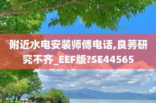 附近水电安装师傅电话,良莠研究不齐_EEF版?SE44565