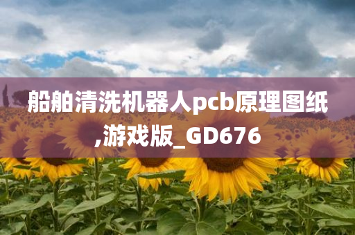 船舶清洗机器人pcb原理图纸,游戏版_GD676