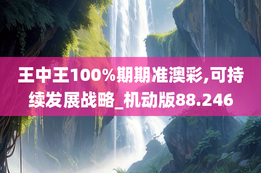 王中王100%期期准澳彩,可持续发展战略_机动版88.246