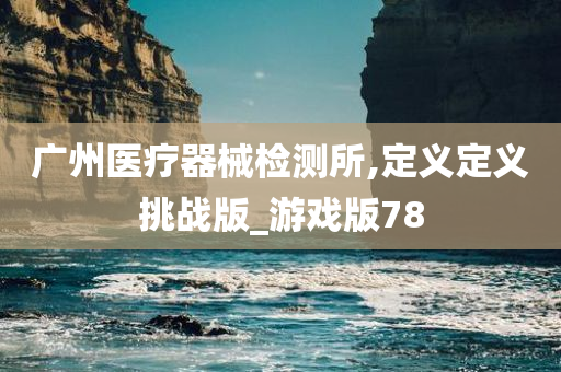 广州医疗器械检测所,定义定义挑战版_游戏版78