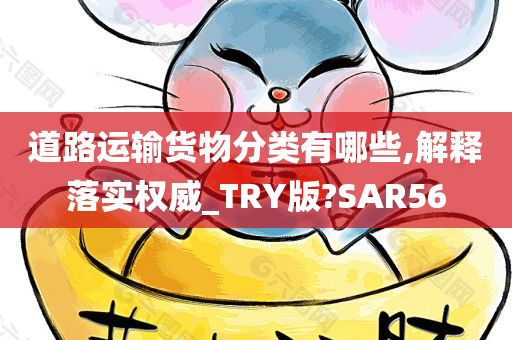 道路运输货物分类有哪些,解释落实权威_TRY版?SAR56