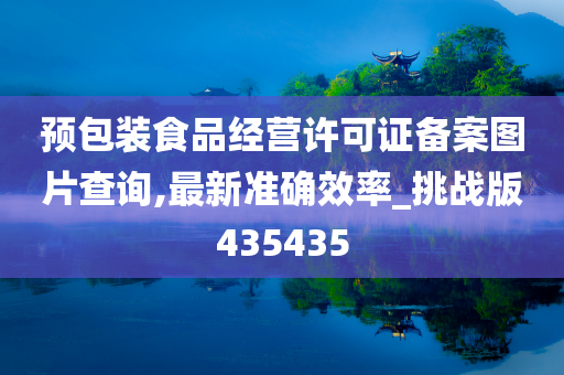 预包装食品经营许可证备案图片查询,最新准确效率_挑战版435435