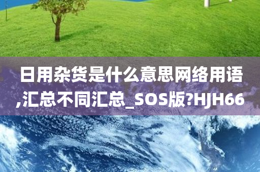 日用杂货是什么意思网络用语,汇总不同汇总_SOS版?HJH66