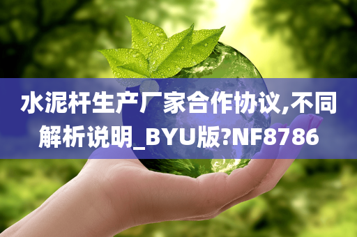 水泥杆生产厂家合作协议,不同解析说明_BYU版?NF8786