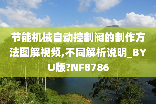 节能机械自动控制阀的制作方法图解视频,不同解析说明_BYU版?NF8786