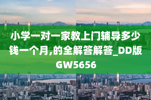 小学一对一家教上门辅导多少钱一个月,的全解答解答_DD版GW5656