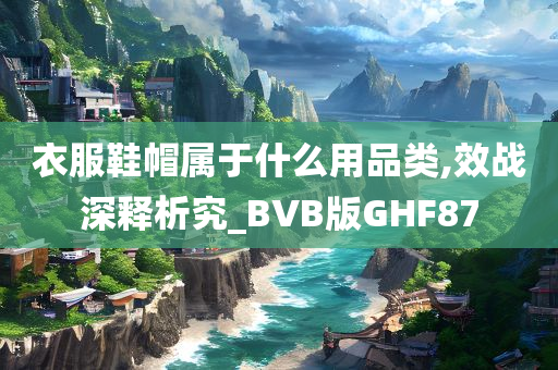 衣服鞋帽属于什么用品类,效战深释析究_BVB版GHF87