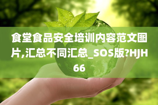 食堂食品安全培训内容范文图片,汇总不同汇总_SOS版?HJH66