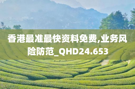 香港最准最快资料免费,业务风险防范_QHD24.653