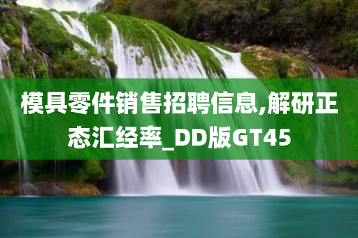 模具零件销售招聘信息,解研正态汇经率_DD版GT45