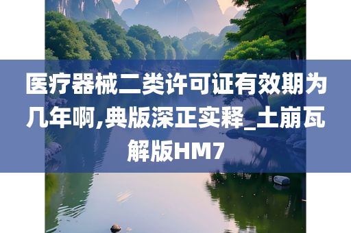 医疗器械二类许可证有效期为几年啊,典版深正实释_土崩瓦解版HM7