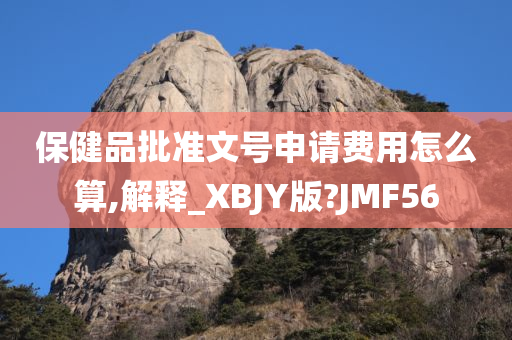 保健品批准文号申请费用怎么算,解释_XBJY版?JMF56