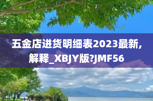 五金店进货明细表2023最新,解释_XBJY版?JMF56