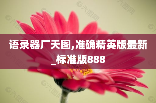 语录器厂天图,准确精英版最新_标准版888