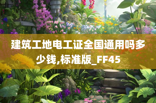 建筑工地电工证全国通用吗多少钱,标准版_FF45