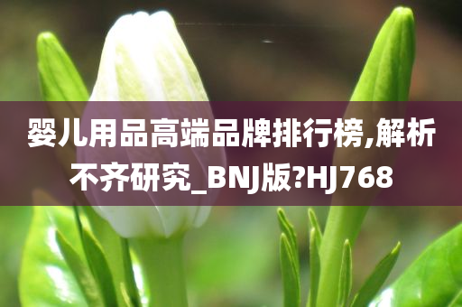 婴儿用品高端品牌排行榜,解析不齐研究_BNJ版?HJ768