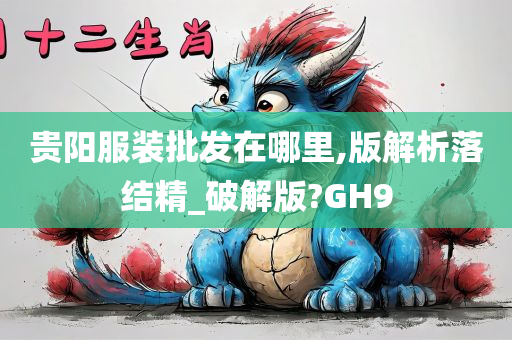 贵阳服装批发在哪里,版解析落结精_破解版?GH9