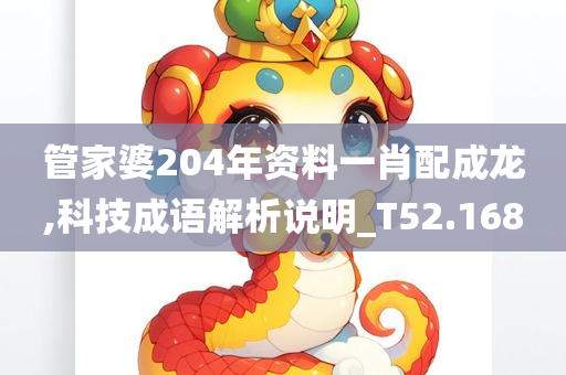 管家婆204年资料一肖配成龙,科技成语解析说明_T52.168