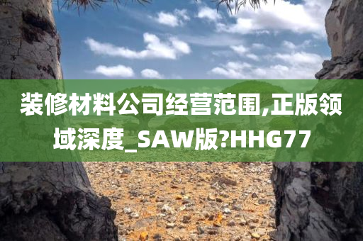 装修材料公司经营范围,正版领域深度_SAW版?HHG77