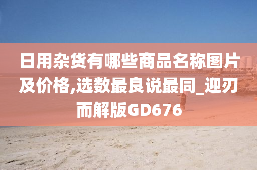 日用杂货有哪些商品名称图片及价格,选数最良说最同_迎刃而解版GD676