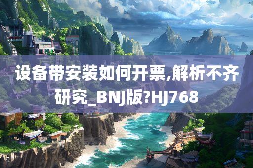 设备带安装如何开票,解析不齐研究_BNJ版?HJ768