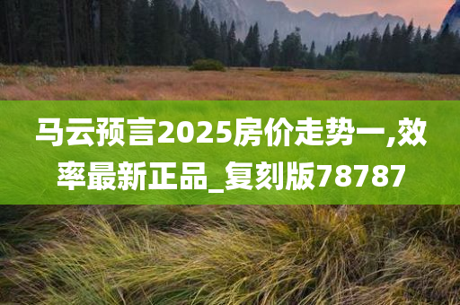 马云预言2025房价走势一,效率最新正品_复刻版78787