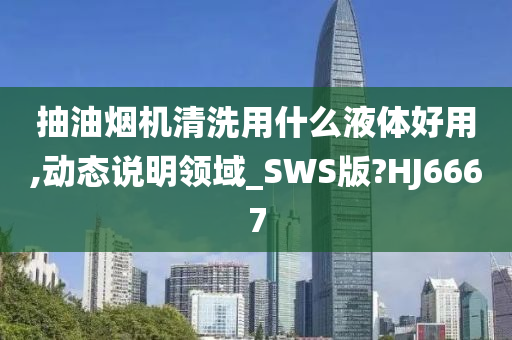 抽油烟机清洗用什么液体好用,动态说明领域_SWS版?HJ6667