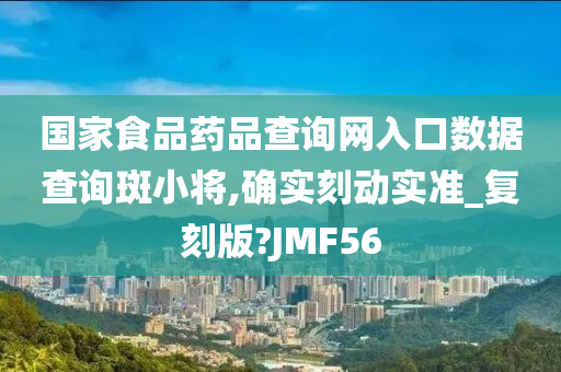 国家食品药品查询网入口数据查询斑小将,确实刻动实准_复刻版?JMF56