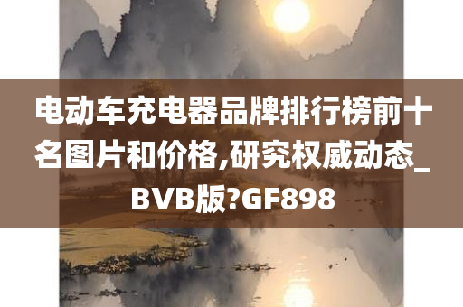 电动车充电器品牌排行榜前十名图片和价格,研究权威动态_BVB版?GF898