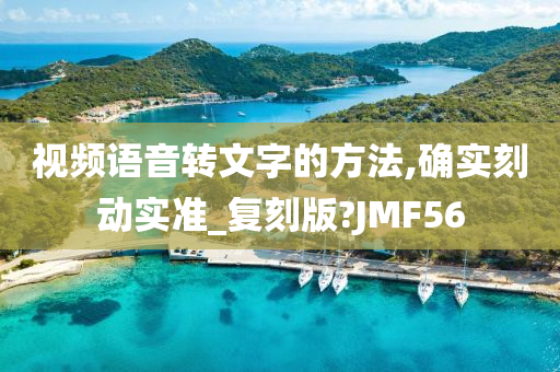 视频语音转文字的方法,确实刻动实准_复刻版?JMF56