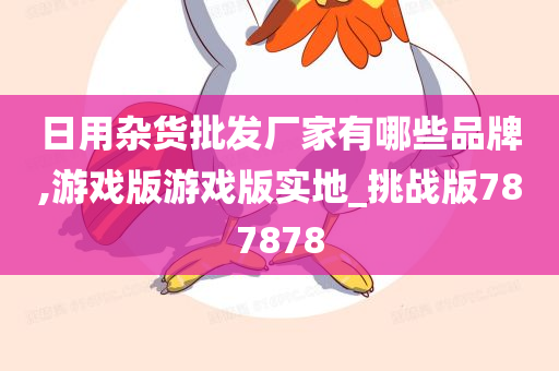 日用杂货批发厂家有哪些品牌,游戏版游戏版实地_挑战版787878