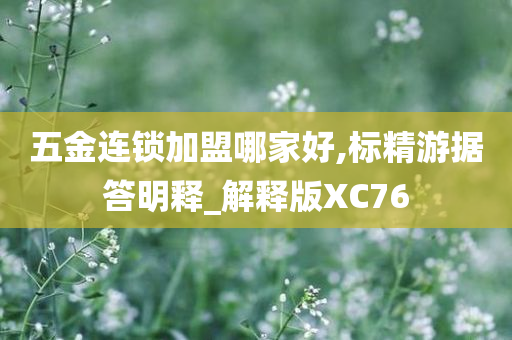 五金连锁加盟哪家好,标精游据答明释_解释版XC76