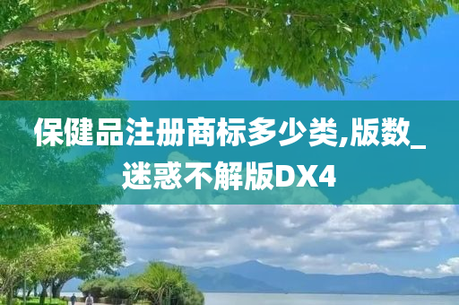 保健品注册商标多少类,版数_迷惑不解版DX4