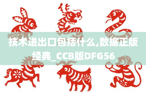 技术进出口包括什么,数据正版经典_CCB版DFG56