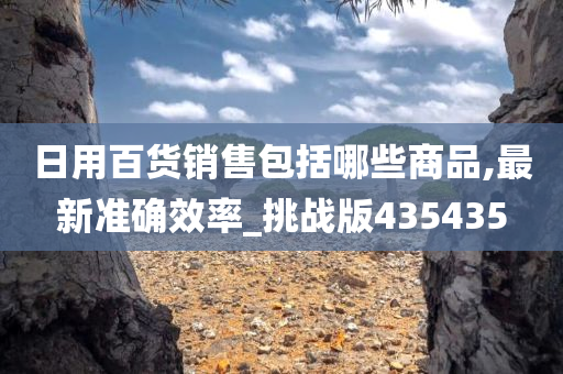 日用百货销售包括哪些商品,最新准确效率_挑战版435435