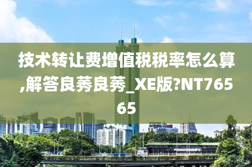 技术转让费增值税税率怎么算,解答良莠良莠_XE版?NT76565