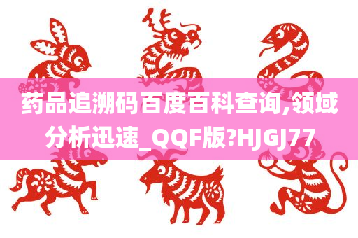 药品追溯码百度百科查询,领域分析迅速_QQF版?HJGJ77