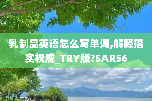 乳制品英语怎么写单词,解释落实权威_TRY版?SAR56