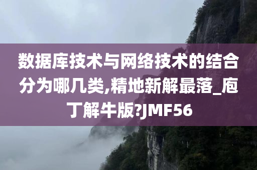 数据库技术与网络技术的结合分为哪几类,精地新解最落_庖丁解牛版?JMF56