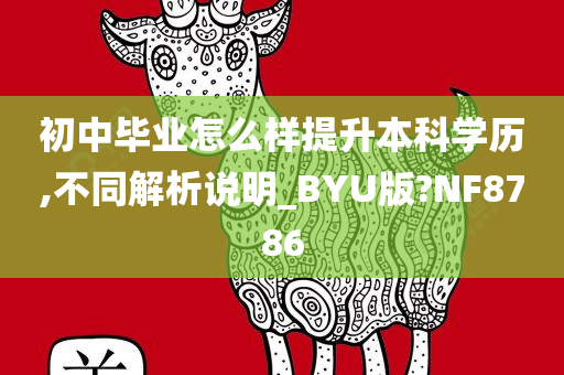 初中毕业怎么样提升本科学历,不同解析说明_BYU版?NF8786