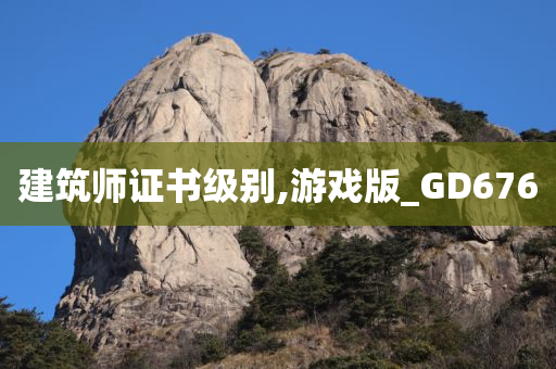 建筑师证书级别,游戏版_GD676