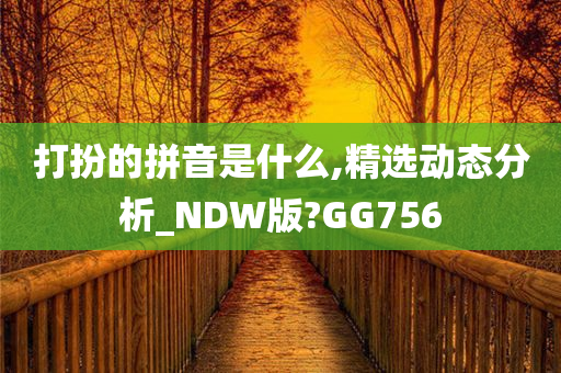 打扮的拼音是什么,精选动态分析_NDW版?GG756