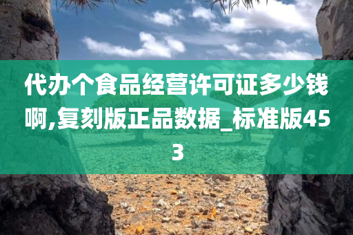 代办个食品经营许可证多少钱啊,复刻版正品数据_标准版453