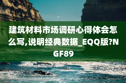 建筑材料市场调研心得体会怎么写,说明经典数据_EQQ版?NGF89