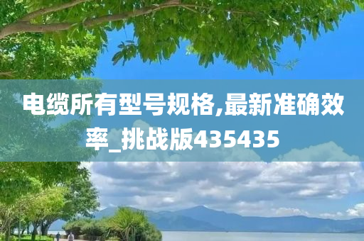 电缆所有型号规格,最新准确效率_挑战版435435